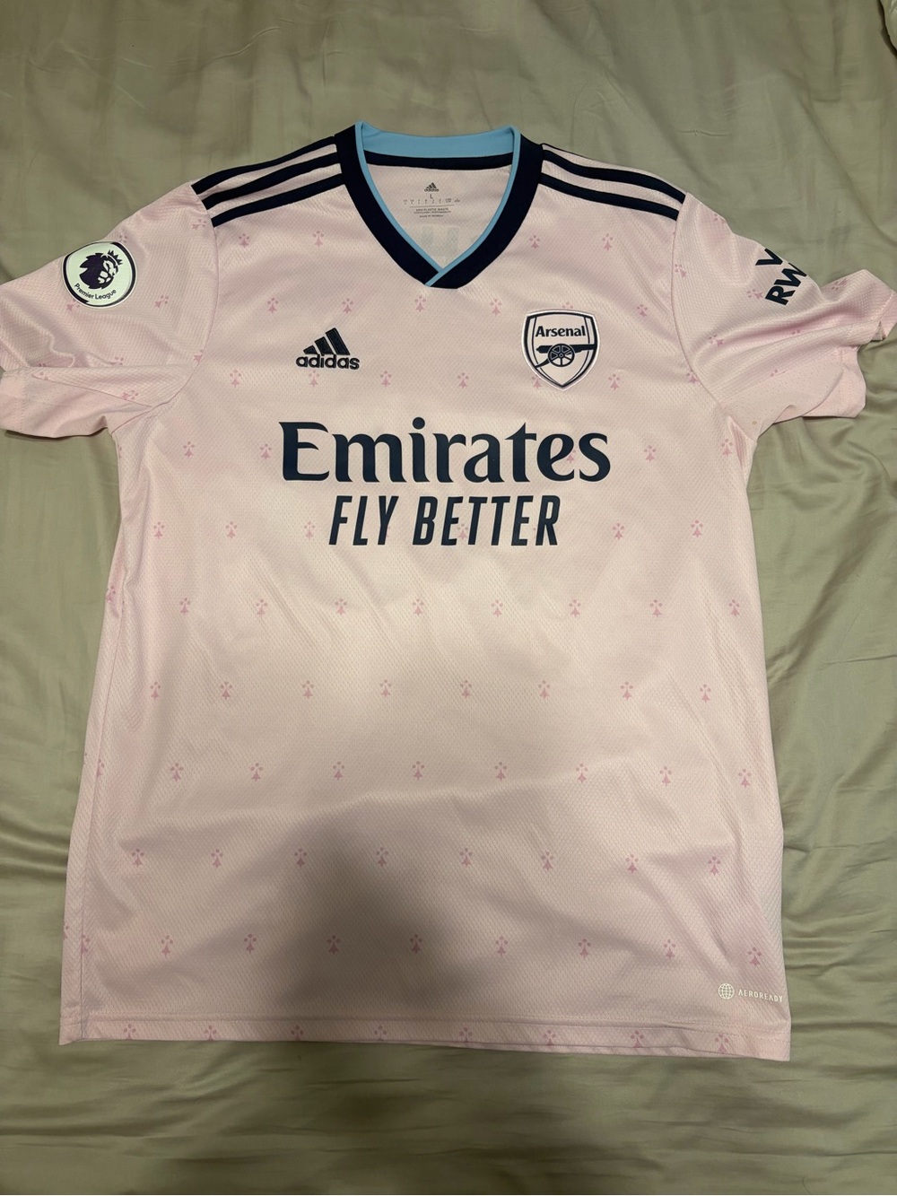 adidas Arsenal 22/23 Third Shirt Pink Jersey